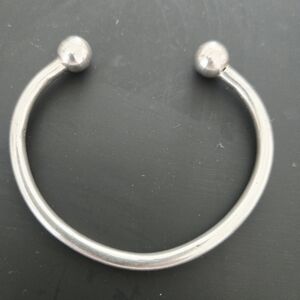 Vintage Mexico Taxco Sterling Silver Torque/Torc Cuff Bracelet